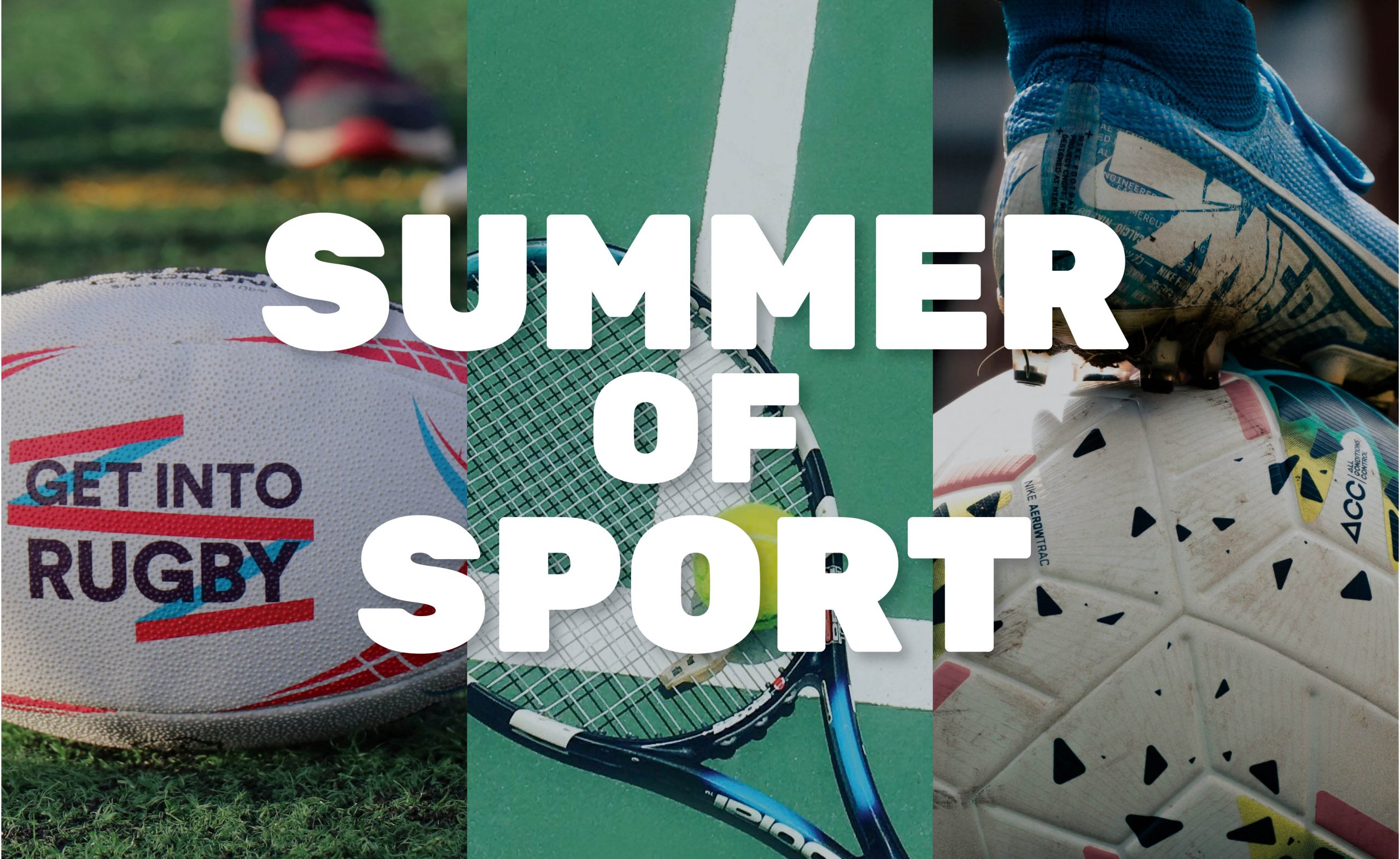 Summer of Sport - 3 x images of sports